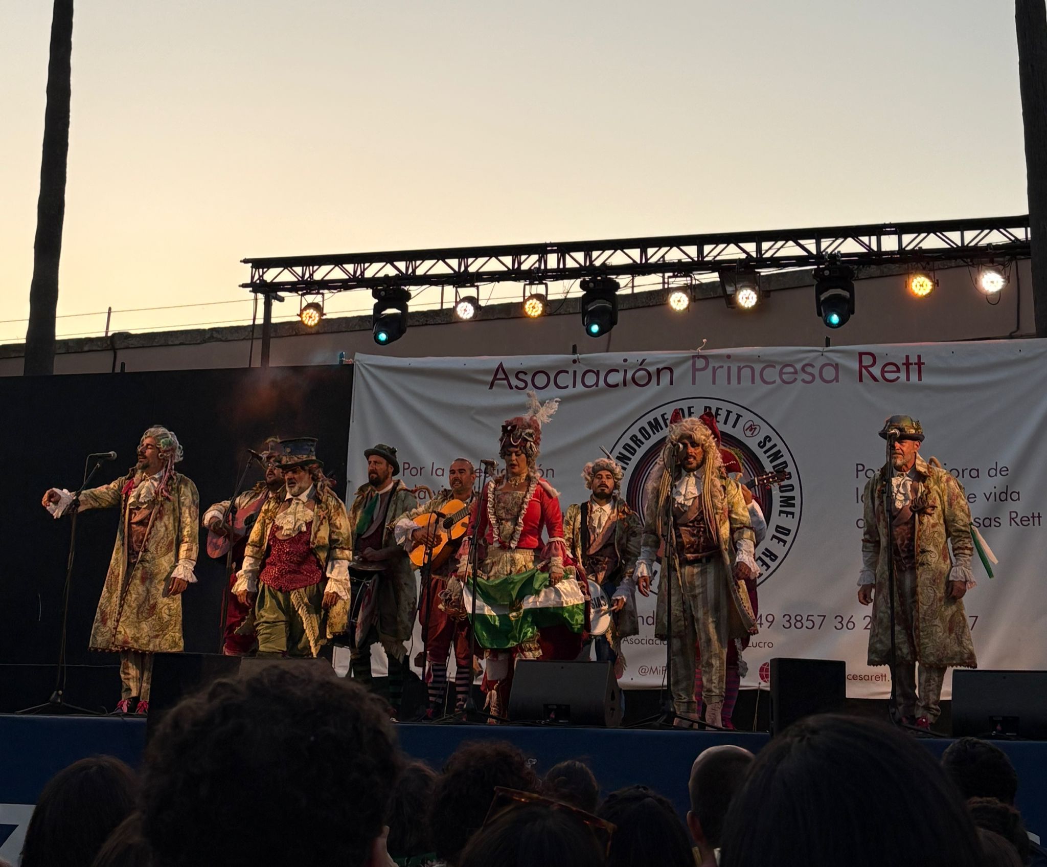 Unidos por el síndrome de Rett en el Baluarte de la Candelaria